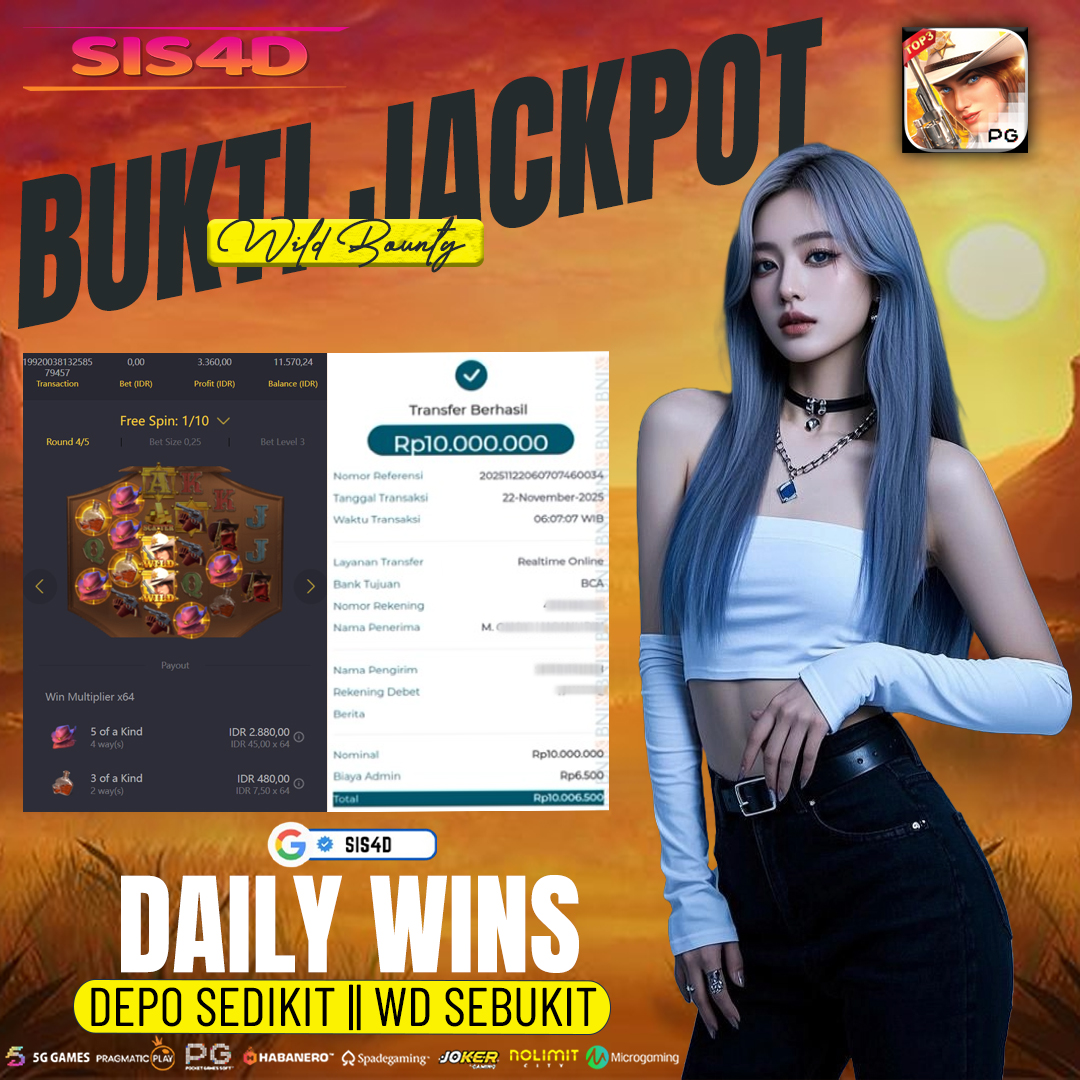 MENANG BESAR DARI WILD BOUNTY SHOWDOWN - Rp 10.000.000