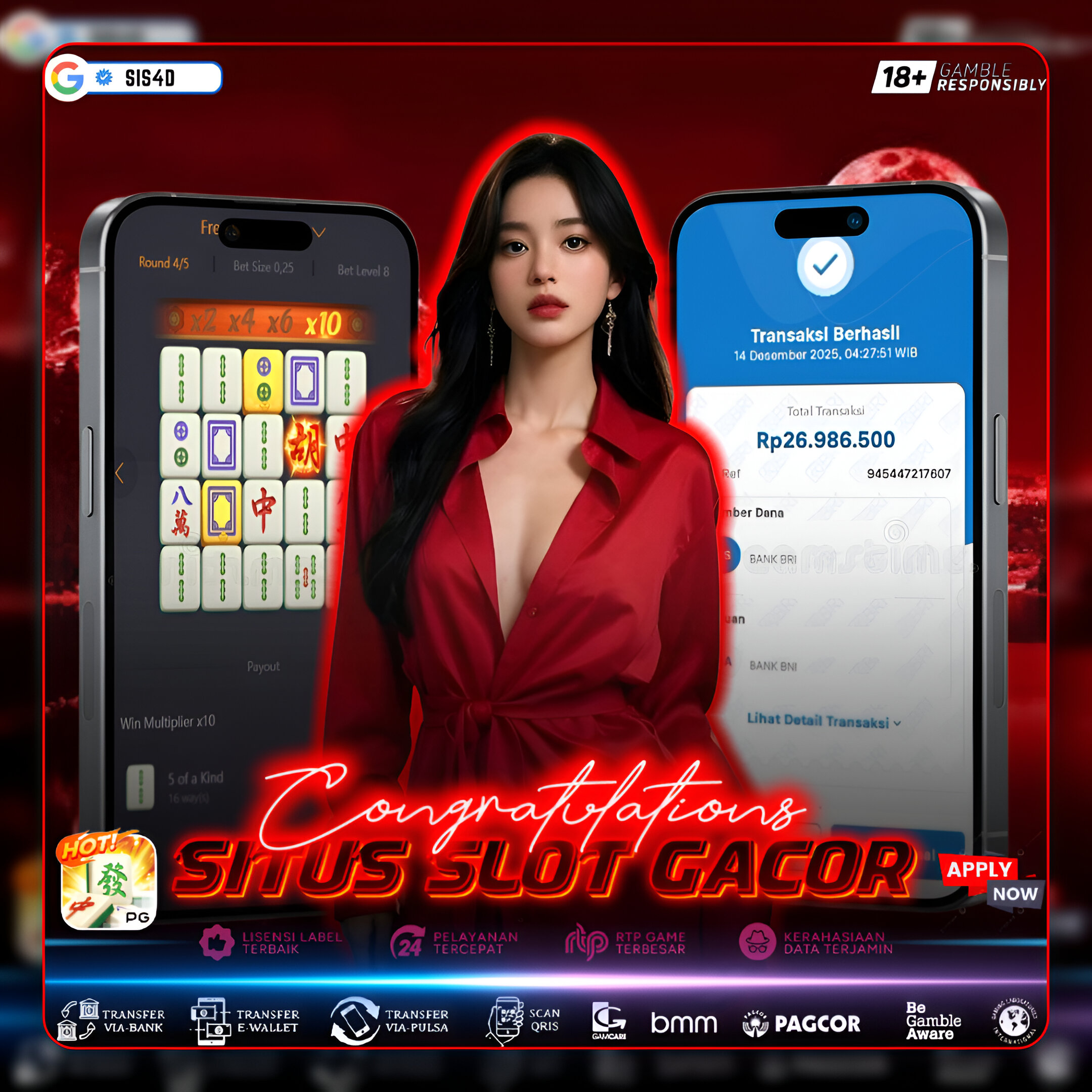KINI JACKPOT HADIR DARI MAHJONG WAYS 1🤩🤑💸