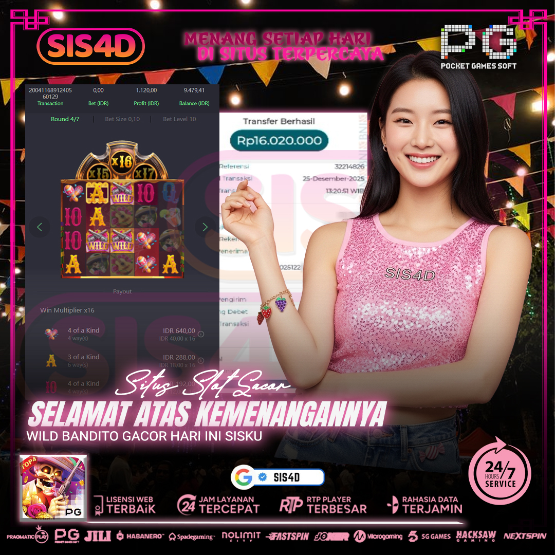 WILD BANDITO KASIH KEMENANGAN HINGGA 16 JUTA SISKU