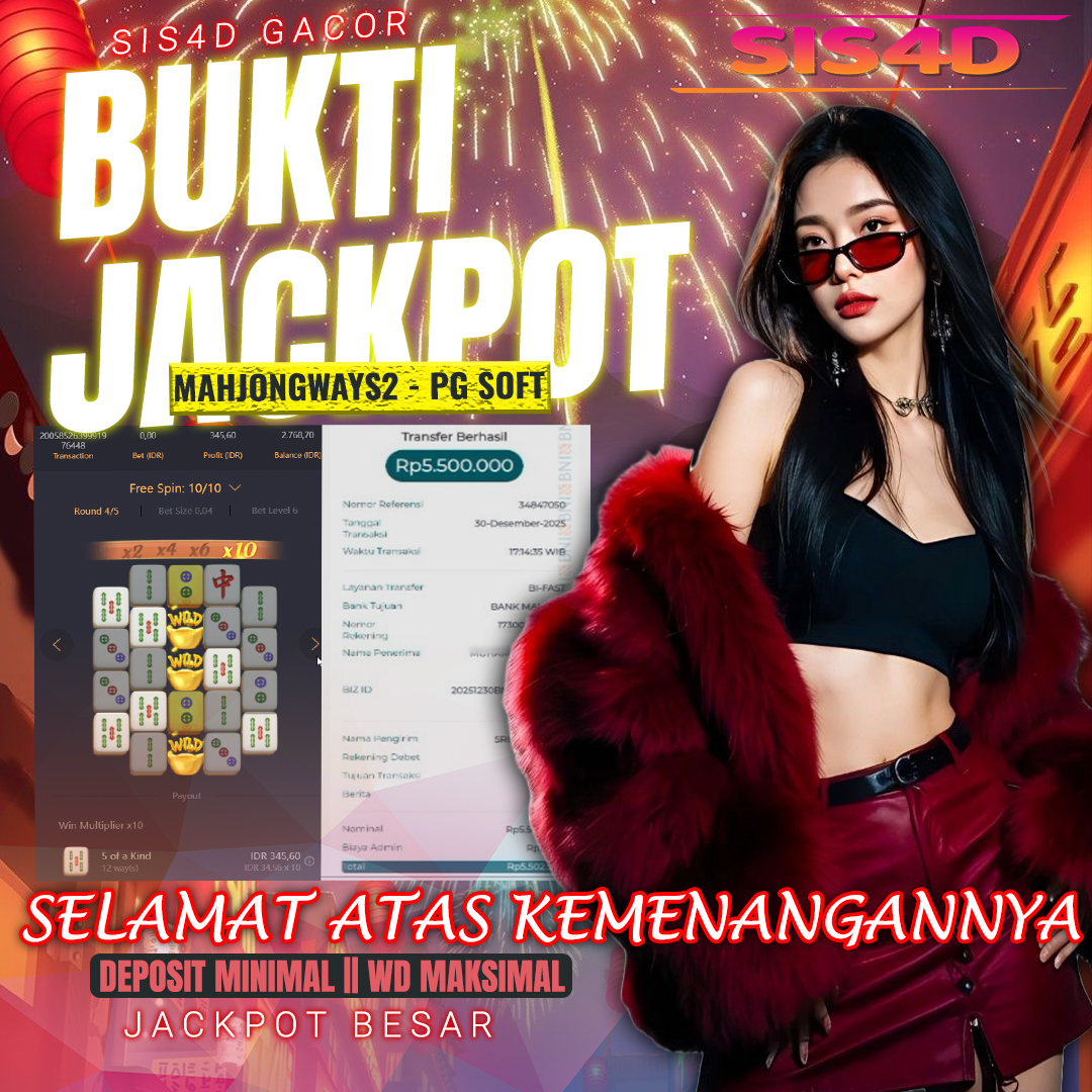 MAHJONGWAYS 2 WIN Rp 5.500.000 - PGSOFT x SIS4D
