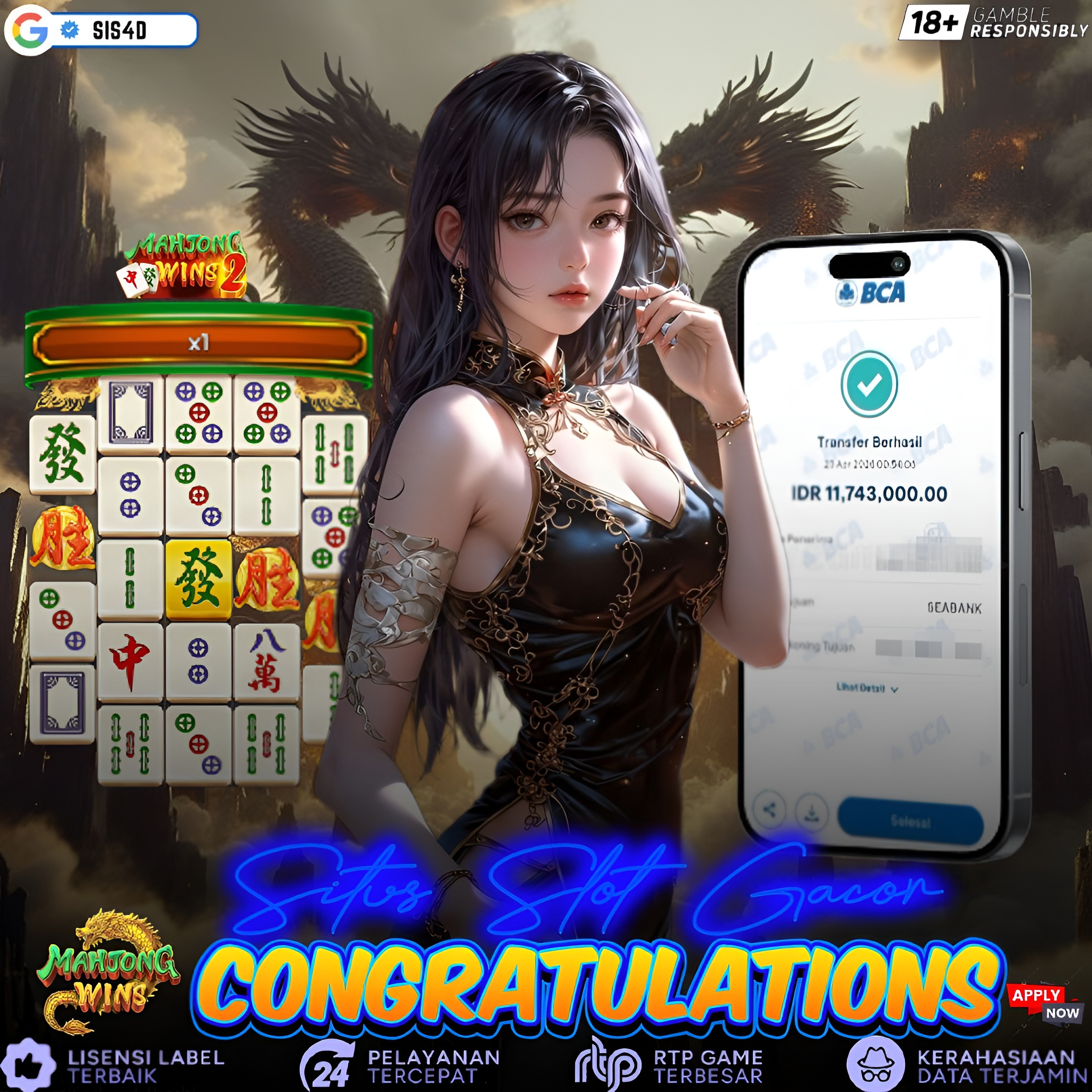 🔥 JACKPOT MAHJONG WINS 2 MELEDAK!