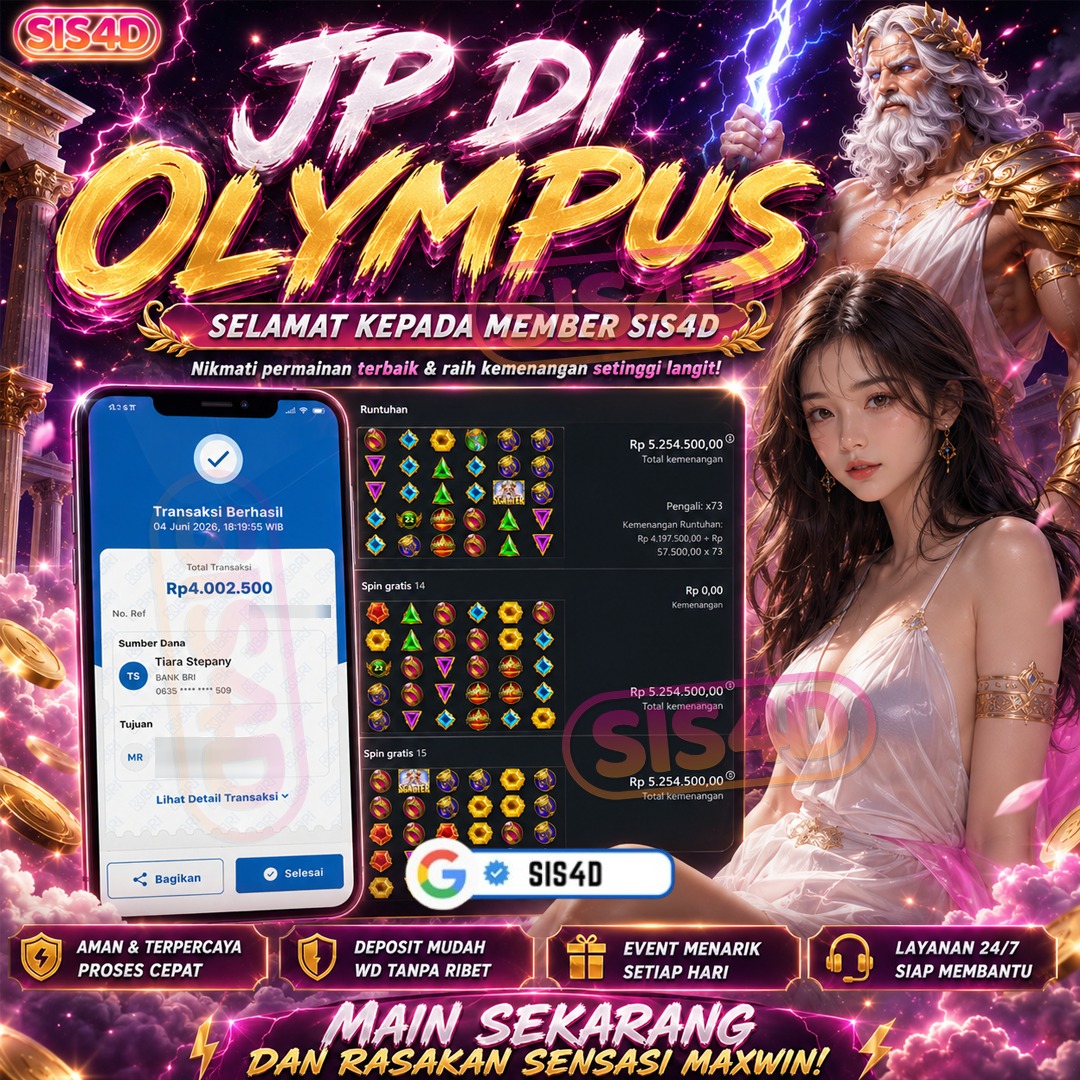 KEMENANGAN 4JT DI GAME KAKEK ZEUS