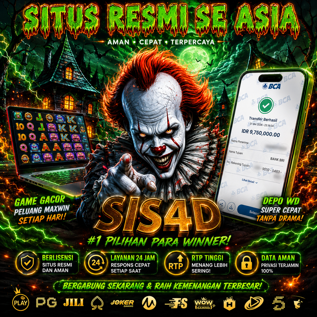 Kemenangan Spektakuler 9.750.000
