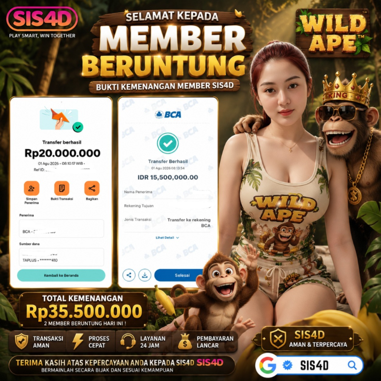 BUKTI PEMBAYARAN MEMBER SIS4D