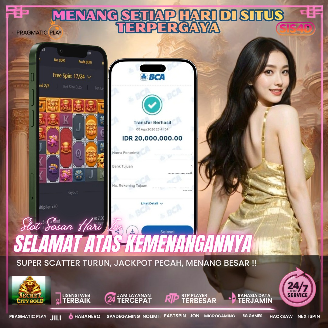 KEMENANGAN 20 JUTA MEMBER SIS4D PADA GAME SECRET CITY GOLD