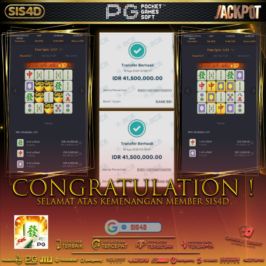KEMENANGAN 80JT DARI MAHJONGWAYS BOSKU