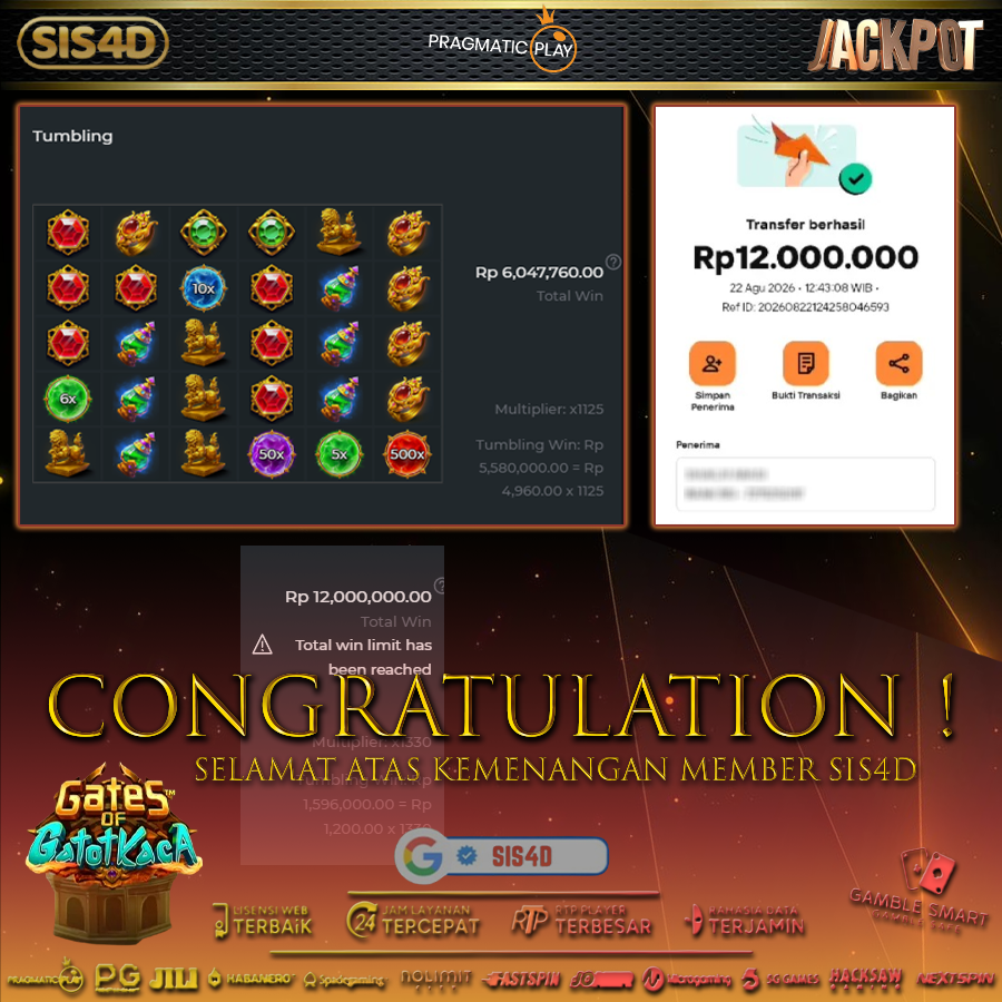 MAXWIN 12 JUTA DI GATES OF GATOTKACA