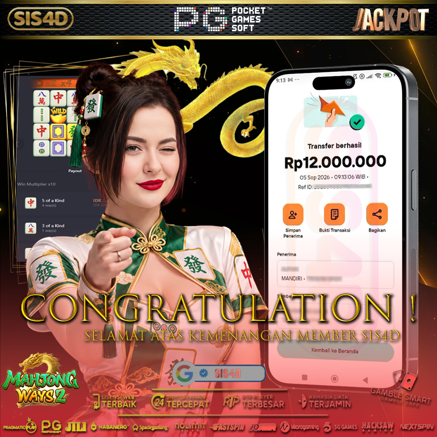 MEMBER SIS4D BERHASIL BAWA PULANG CUAN BELASAN JUTA!!