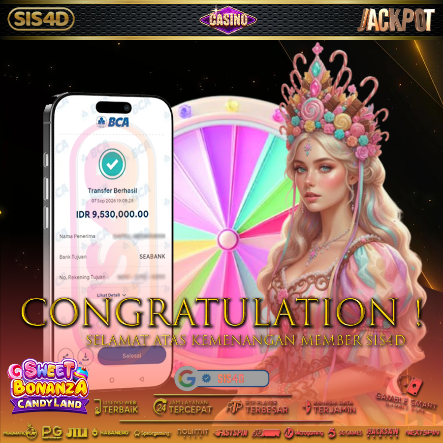 KEMENANGAN DIDAPATKAN LAGI DI SWEET BONANZA CANDYLAND!!🎉