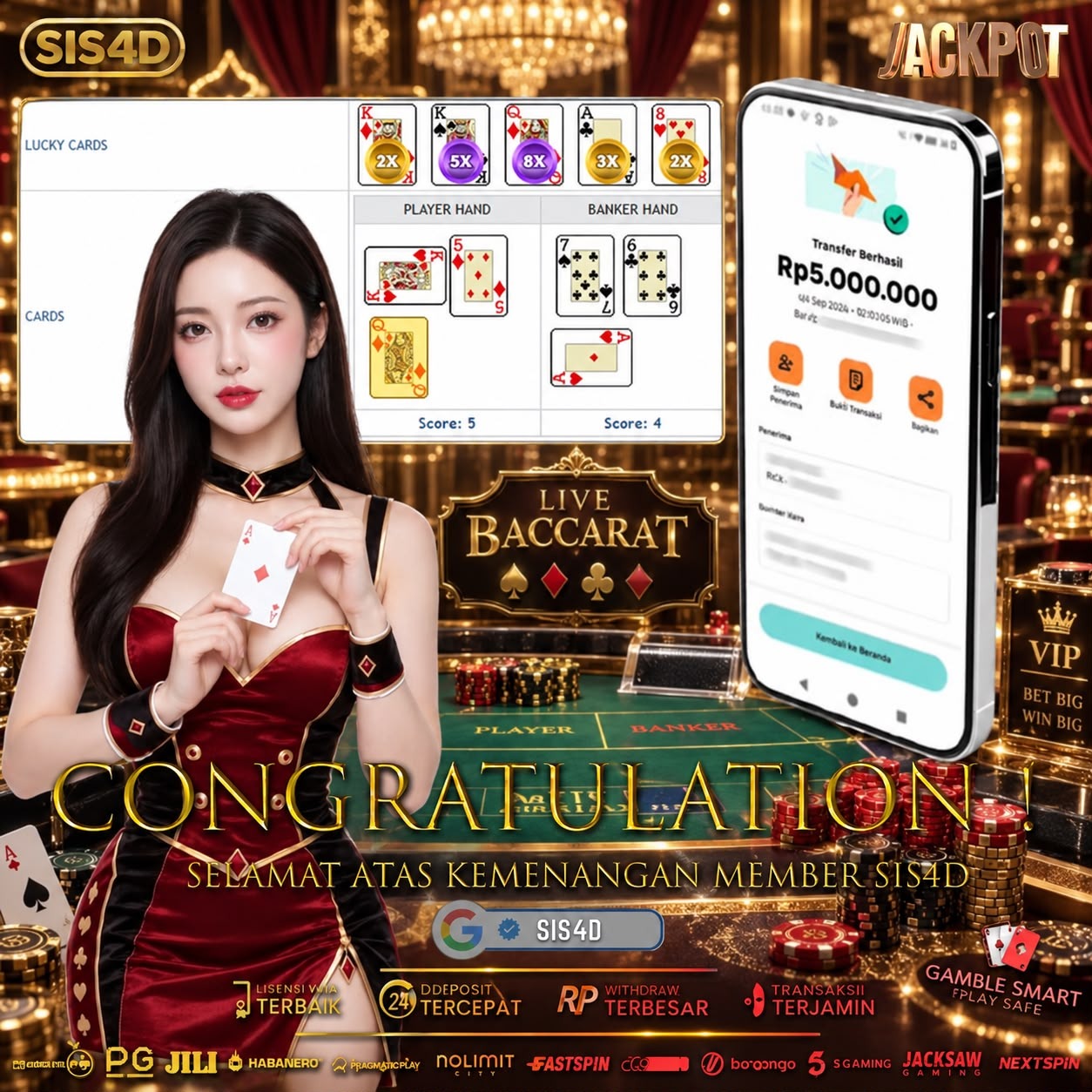 LIVE BACCARAT MENYALA LAGI !!1