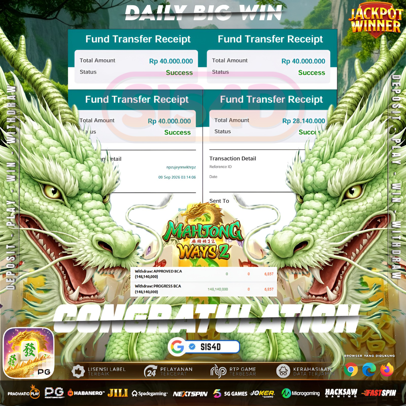🐉NAGA MAHJONG WAYS 2 MENGAMUK! Rp 148.140.000 CAIR LUNAS! 🐉