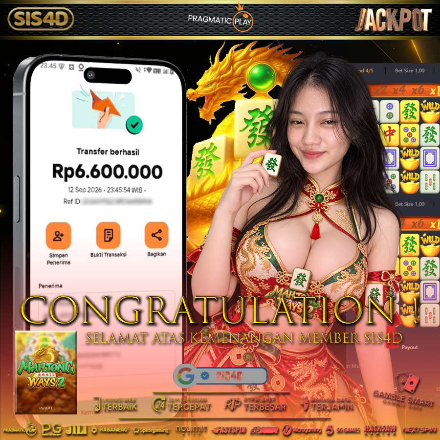 KEMENANGAN TIADA HENTI HANYA DI SIS4D !