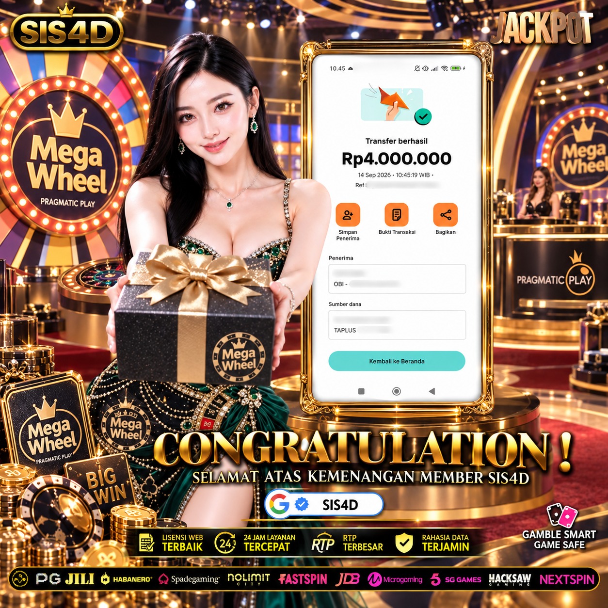 KEMENANGAN MEGA WHEEL