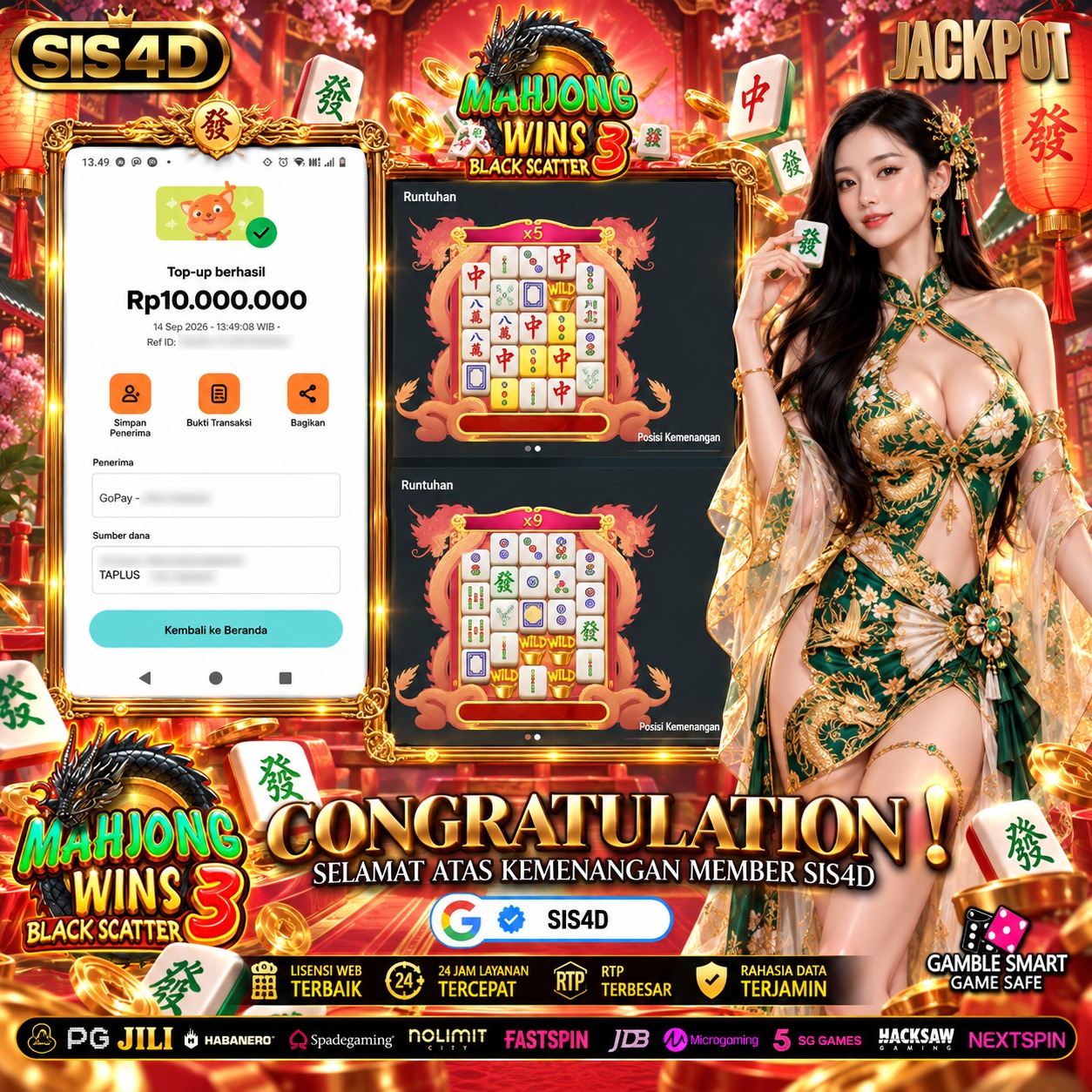 KEMENANGAN MAHJONG WINS 3