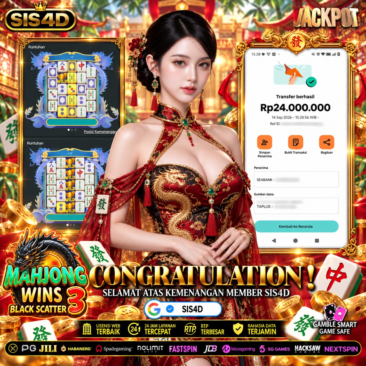 KEMENANGAN MAHJONG WINS 3