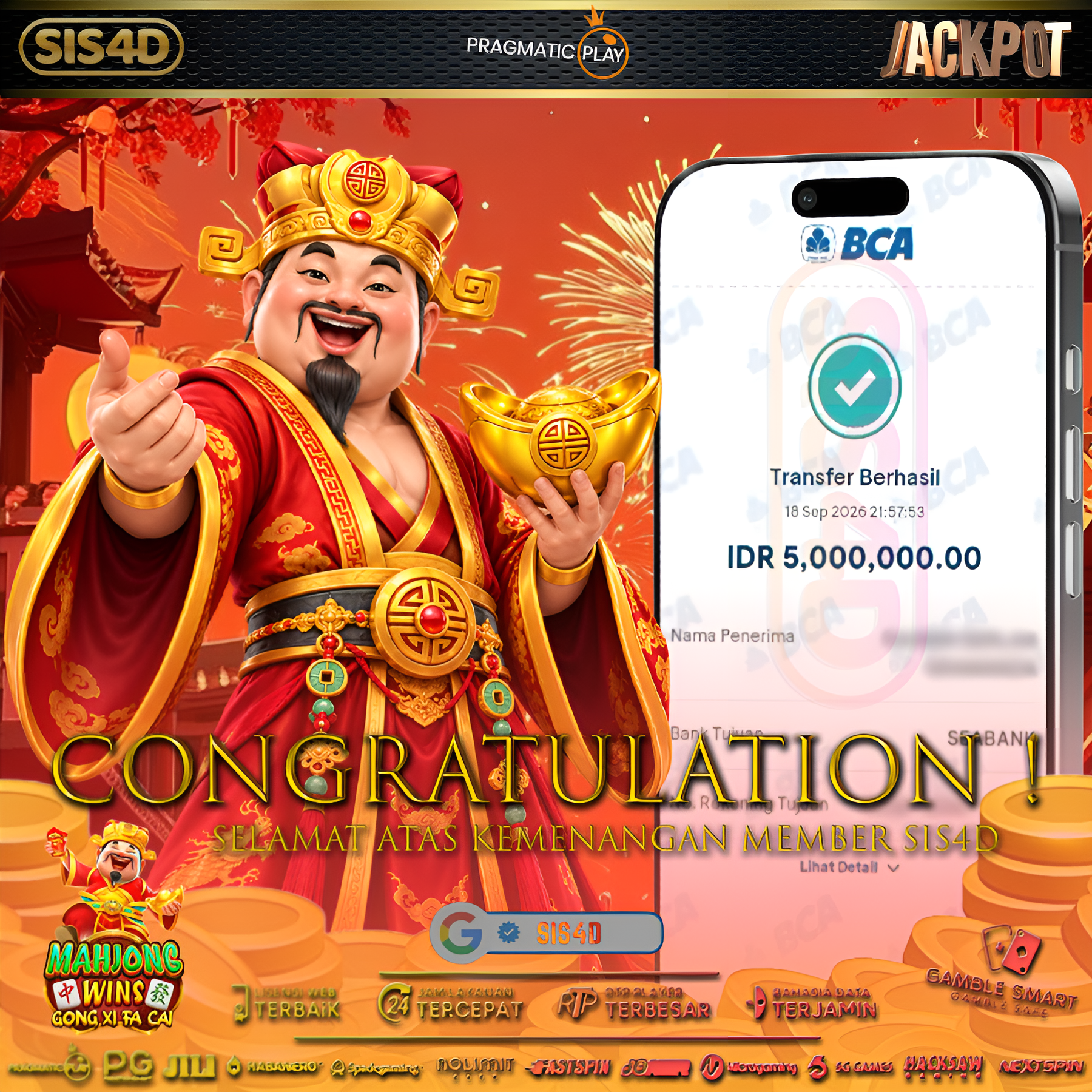 🀄 GONG XI FA CAI, KEMENANGAN HADIR DENGAN GEMILANG!